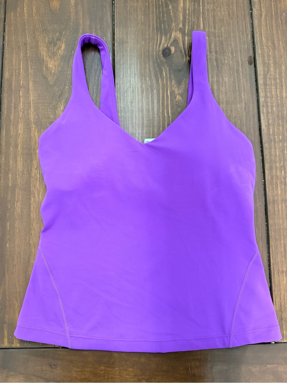 lululemon athletica Vibrant Purple V-Neck Align Tank Full Length